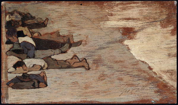 Giovanni_Fattori_-_The_workers_nap_-_Painting_-_(MeisterDrucke-972364)