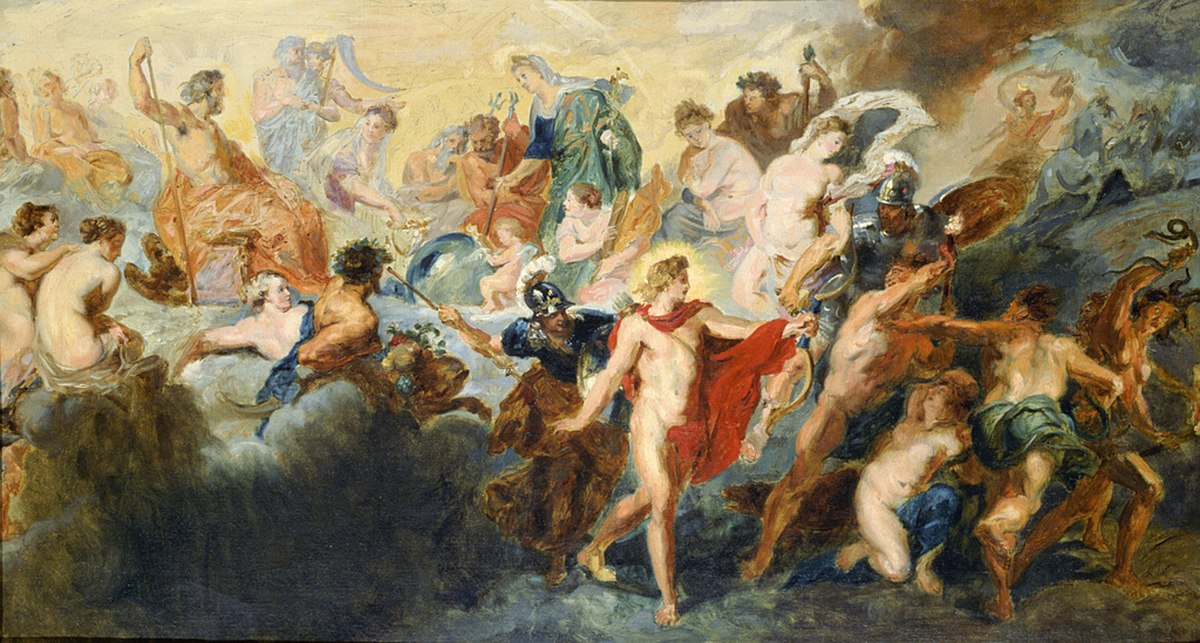 Renoir_-_Copy_after_the_Painting_by_Rubens_The_Council_of_Gods,_1861