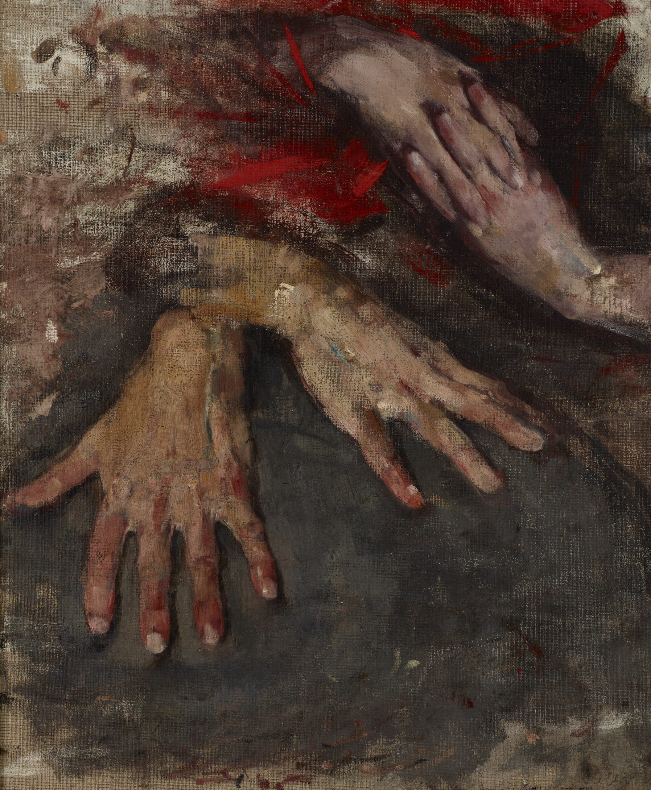 Olga_Boznańska_-_Study_of_Two_Pairs_of_Hands_-_MNK_II-b-762_-_National_Museum_Kraków