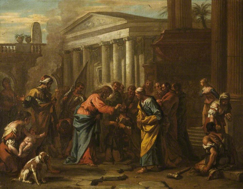 Ricci, Sebastiano, 1659-1734; Christ Healing the Man Blind from Birth