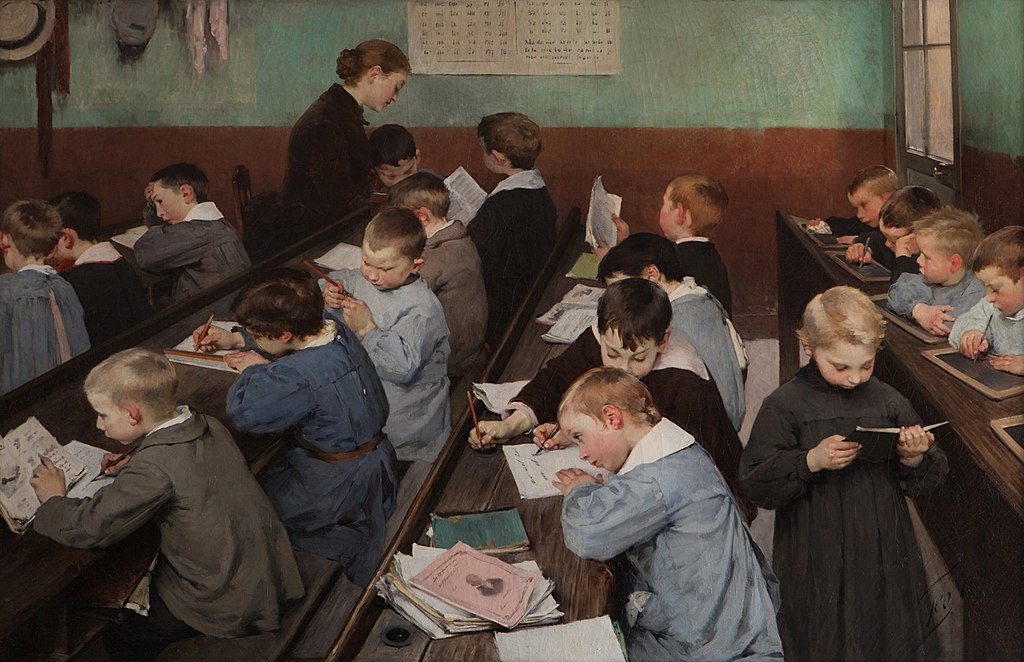 1024px-Jean_Geoffroy_-_En_classe,_le_travail_des_petits