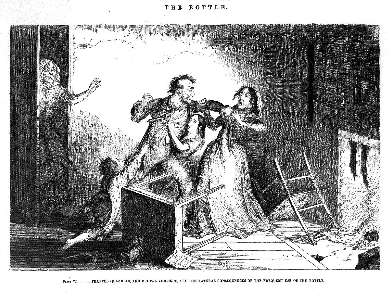 L0007411 The bottle, by George Cruikshank