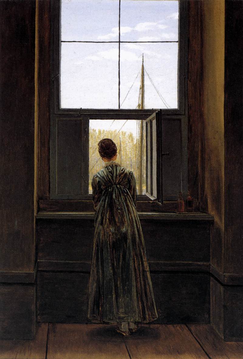 Caspar_David_Friedrich_-_Woman_at_a_Window_-_WGA8268