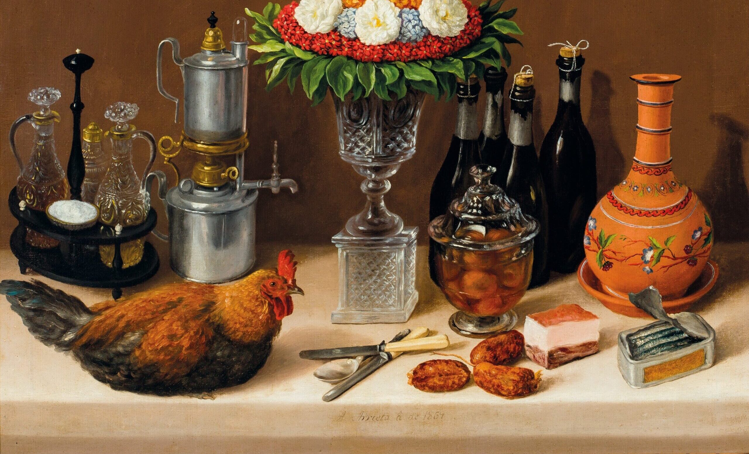 Agustín_Arrieta_-_Dining_Table_-_1864