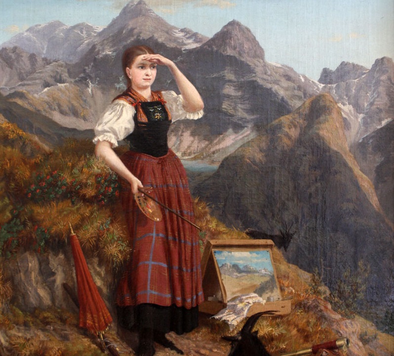 Anna_Stainer-Knittel_-_Selbstbildnis_in_Lechtaler_Tracht_____