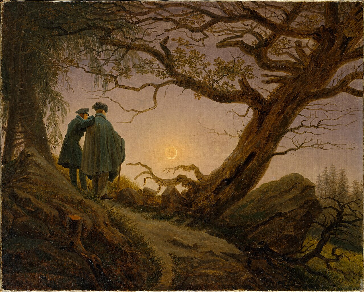Friedrich_-_Two_Men_Contemplating_the_Moon