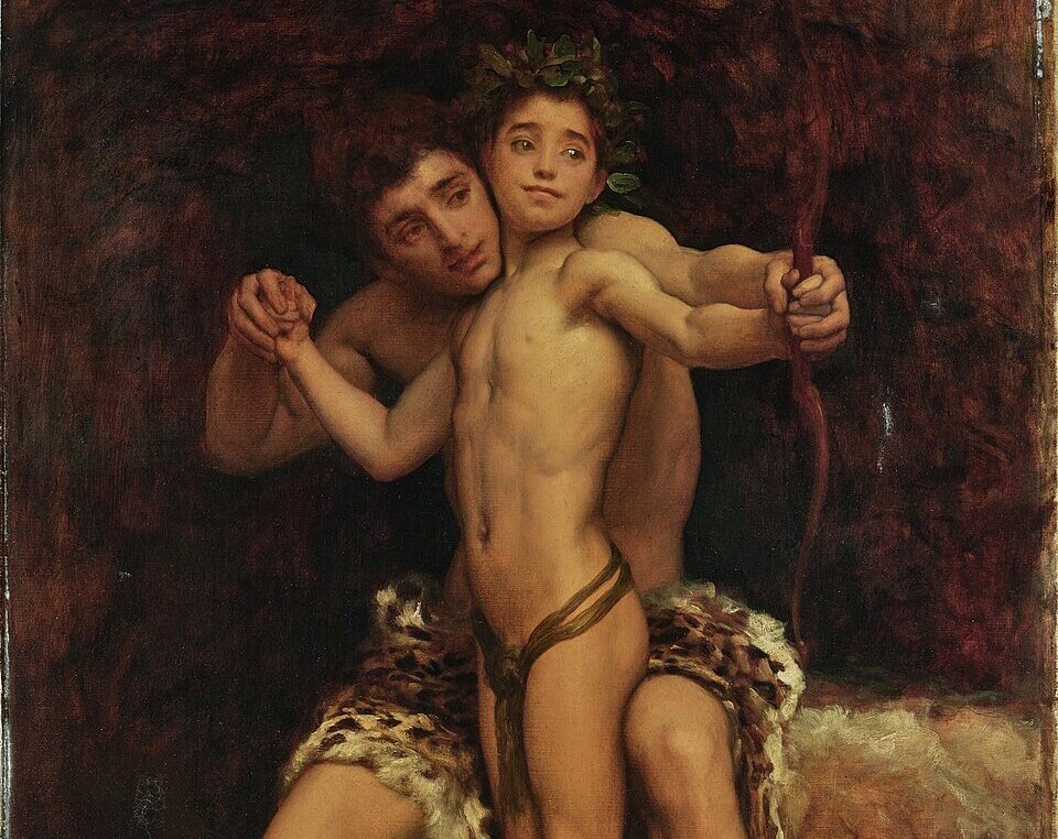 Frederic_Leighton_-_The_Hit_(original)