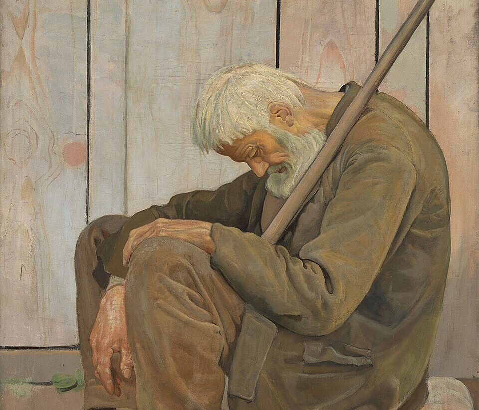 Hodler, «Der Lebensmüde», 1887, Foto: SIK-ISEA, Zürich (Martin Stollenwerk)