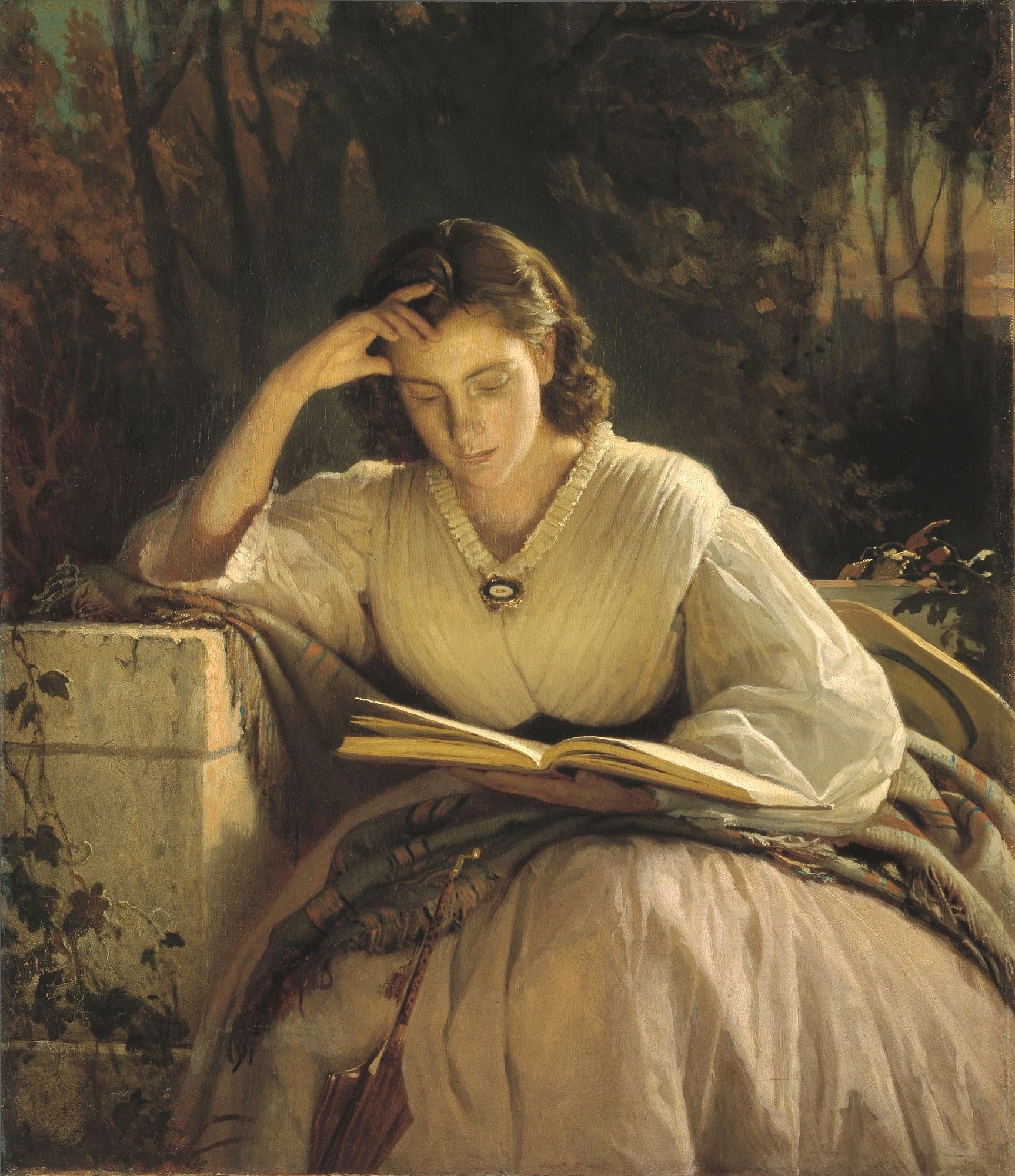 Ivan_Kramskoy_-_Reading_woman_(portrait_of_artist's_wife)